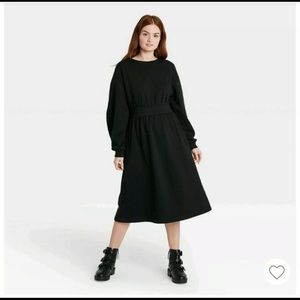 Prologue Women’s Modest Long Sleeve Sweatshirt Dress